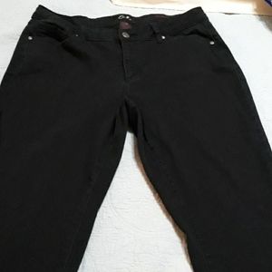 Earl black skinny jeans Sz 14